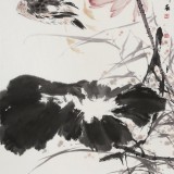 【已售】陳薪名《和和美美》 第六屆全國(guó)花鳥畫展金獎(jiǎng)獲得者