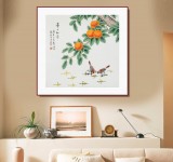 【已售】凌雪 四尺斗方《事事如意》 北京美協(xié)會員