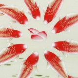 凌雪 四尺斗方《年年有余》 北京美協(xié)會員