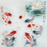 【已售】南海禪寺 妙林居士 四尺斗方《時來運(yùn)轉(zhuǎn)》