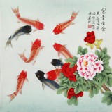 【已售】凌雪 四尺斗方《富貴有余》 北京美協(xié)會(huì)員