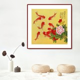 凌雪 四尺斗方《富貴有余》 北京美協(xié)會員