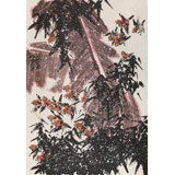 鄒友蒸 《雀趣》 已故山野派繪畫大家