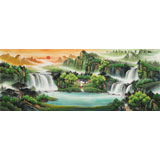 【已售】吳東 小六尺《旭日東升》 著名易經(jīng)風(fēng)水畫家