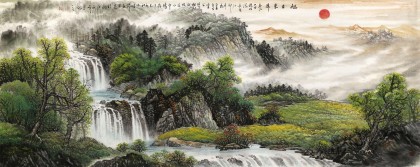 【已售】王友金 小八尺《旭日東升》