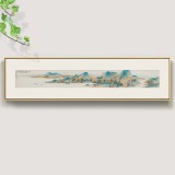 葛化帥 工筆青綠山水畫《江山無盡圖》 千竹書院成員