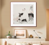 【已售】連紅武 四尺斗方《道法自然》 徐悲鴻畫(huà)院華北分院副院長(zhǎng)