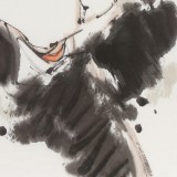 【已售】連紅武 四尺三開《書經(jīng)圖》 徐悲鴻畫院華北分院副院長(zhǎng)