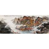 【已售】王友金 小六尺《金秋圖》