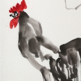 庾超然 四尺三開《大吉大利》 黃鶴樓書畫院院長