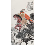 連紅武 三尺《觀滄?！?徐悲鴻畫院華北分院副院長