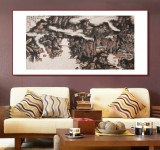 胡書文 四尺《千嶂秋色圖》中國書畫院創(chuàng)作院副院長（詢價）