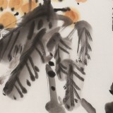 庾超然 四尺三開《碩果累累》 黃鶴樓書畫院院長