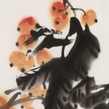 庾超然 四尺三開《碩果累累》 黃鶴樓書畫院院長