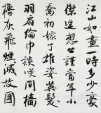 【已售】何文亞 小六尺《大江東去浪淘盡》 首師大美術(shù)學(xué)碩士 師從歐陽中石