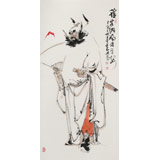 【已售】連紅武 三尺《鎮(zhèn)宅圖》 徐悲鴻畫院華北分院副院長(zhǎng)