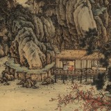 吳顯剛 《溪山雅居圖》 貴州七星關(guān)美協(xié)主席