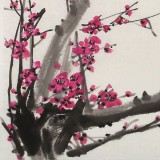 王永剛 三尺斗方《梅林私語》 78歲國家一級(jí)美術(shù)師