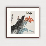 王永剛 三尺斗方《蝶戀花》 78歲國家一級美術師