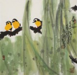 王永剛  三尺斗方《春風(fēng)》 78歲國家一級美術(shù)師