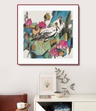 【已售】王永剛 三尺斗方《涼夏》 78歲國家一級美術(shù)師 太行畫院院長