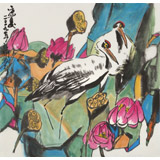 【已售】王永剛 三尺斗方《涼夏》 78歲國(guó)家一級(jí)美術(shù)師 太行畫院院長(zhǎng)