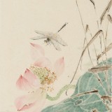 【已售】覃得住 工筆畫《荷香圖》 千竹書院成員 師從方嚴(yán)