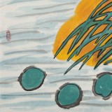 王永剛 三尺斗方《荷塘情趣》 78歲國家一級美術(shù)師