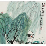 王永剛 三尺斗方《湖上春意》 國家一級美術(shù)師（詢價）