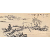 張春奇 四尺《江南煙籠十里堤》徐悲鴻紀(jì)念館藝術(shù)中心理事（詢價）