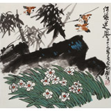 王永剛 三尺斗方《何懼逆風(fēng)》 國(guó)家一級(jí)美術(shù)師（詢價(jià)）