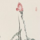 陳薪名《荷塘清香》 中美協(xié)會(huì)員 第六屆全國(guó)花鳥畫展金獎(jiǎng)獲得者