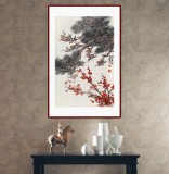 鄒友蒸 《無限春暉》1993年作 已故山野派繪畫大家