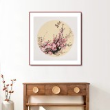 【已售】鄒本財(cái) 團(tuán)扇《迎春圖》 公主嶺市美協(xié)常務(wù)副主席