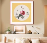 鄒本財 團(tuán)扇《獨占天下第一春》 公主嶺市美協(xié)常務(wù)副主席