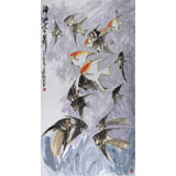 王永剛 六尺《神仙世界》 國家一級美術(shù)師（詢價）