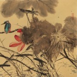 【已售】吳顯剛 小六尺《荷氣一塘》