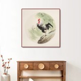 鄒本財 團(tuán)扇《春風(fēng)得意》 公主嶺市美協(xié)常務(wù)副主席