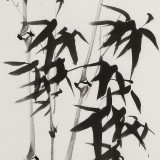 庾超然 三尺《兩枝修竹出重霄》 黃鶴樓書畫院院長