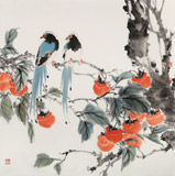 【已售】陳薪名 四尺斗方《事事如意》中美協(xié)會(huì)員吉祥水墨 第六屆全國花鳥畫展金獎(jiǎng)獲得者