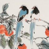 【已售】陳薪名 四尺斗方《事事如意》中美協(xié)會員吉祥水墨 第六屆全國花鳥畫展金獎(jiǎng)獲得者