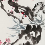 庾超然 三尺《報(bào)春圖》 黃鶴樓書畫院院長(zhǎng)