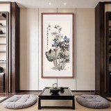 王寶欽 三尺《新雨》當(dāng)代花鳥牡丹畫名家（詢價）