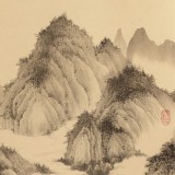 【已售】吳顯剛 四尺三開《林泉高致》 貴州七星關(guān)美協(xié)主席