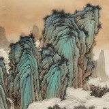 吳顯剛 《松風(fēng)云壑圖》 貴州七星關(guān)美協(xié)主席