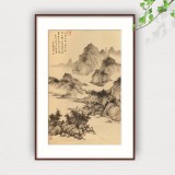 【已售】吳顯剛 四尺三開《林泉高致》 貴州七星關(guān)美協(xié)主席