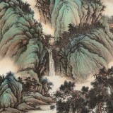 吳顯剛 《晴峰云壑圖》 貴州七星關(guān)美協(xié)主席