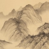 吳顯剛 四尺三開《瀟湘臥游云煙》 貴州七星關(guān)美協(xié)主席