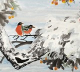 【已售】何一鳴 四尺斗方《鴻運當頭》 冰雪畫派畫家 師從于志學