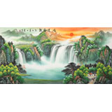 【已售】吳東 四尺《鴻運(yùn)當(dāng)頭》 著名易經(jīng)風(fēng)水畫家